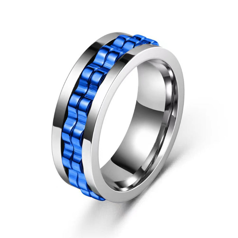 Gear Spinner Ring – Stainless Steel
