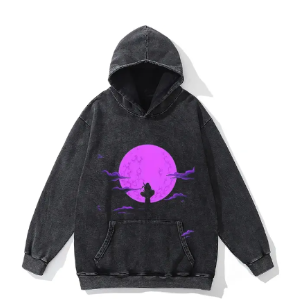 Naruto Inspired Anime Street Retro Cotton Hoodie, photo 1
