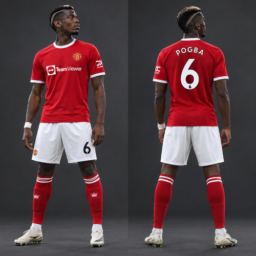 2021-22 Manchester United Jersey Set with Socks