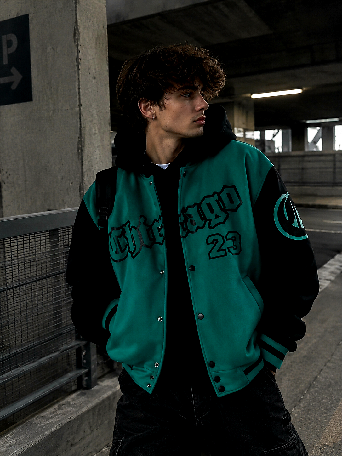 American Baseball Oversized Varsity Jacket, photo 5