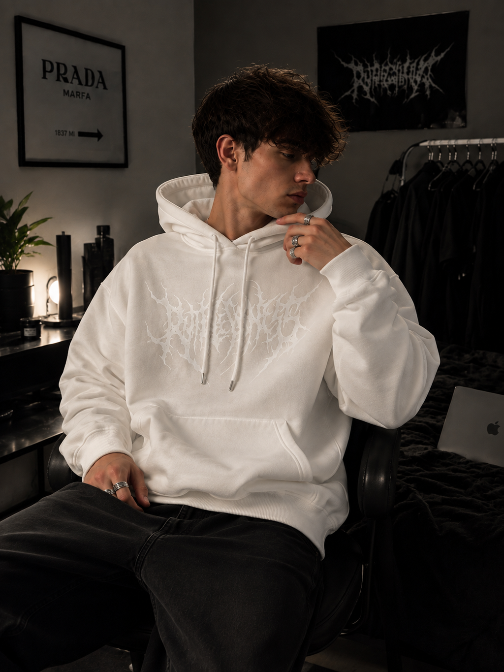 Streetcore Oversized Anime Graphic Hoodie, photo 5
