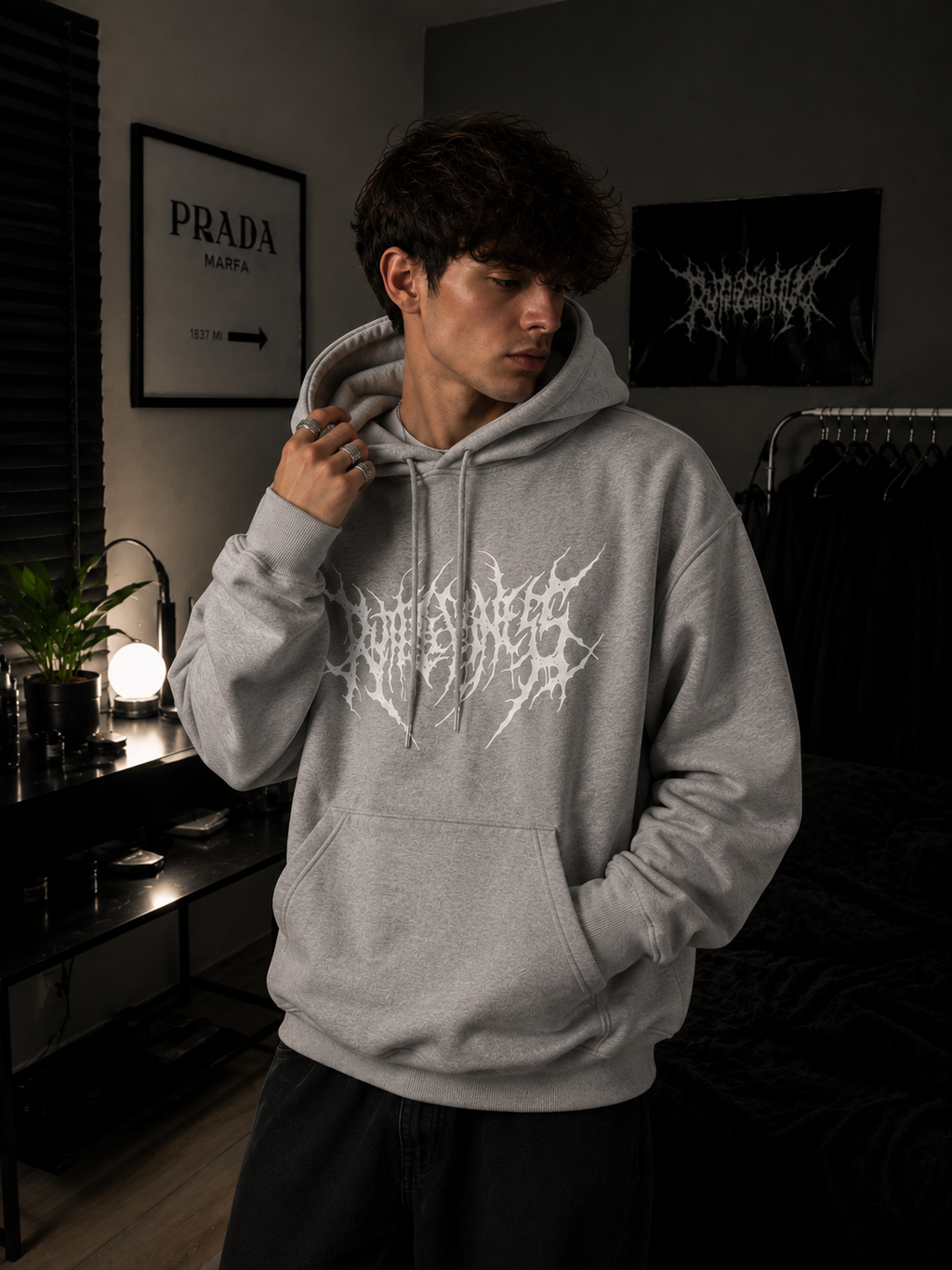 Streetcore Oversized Anime Graphic Hoodie, photo 6