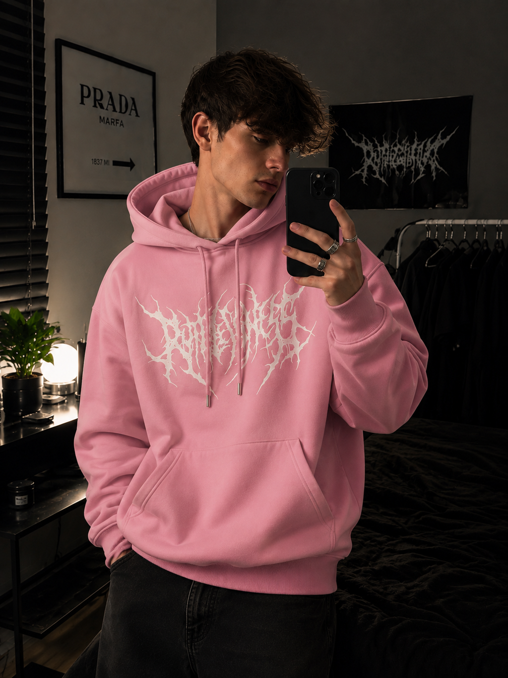 Streetcore Oversized Anime Graphic Hoodie, photo 4